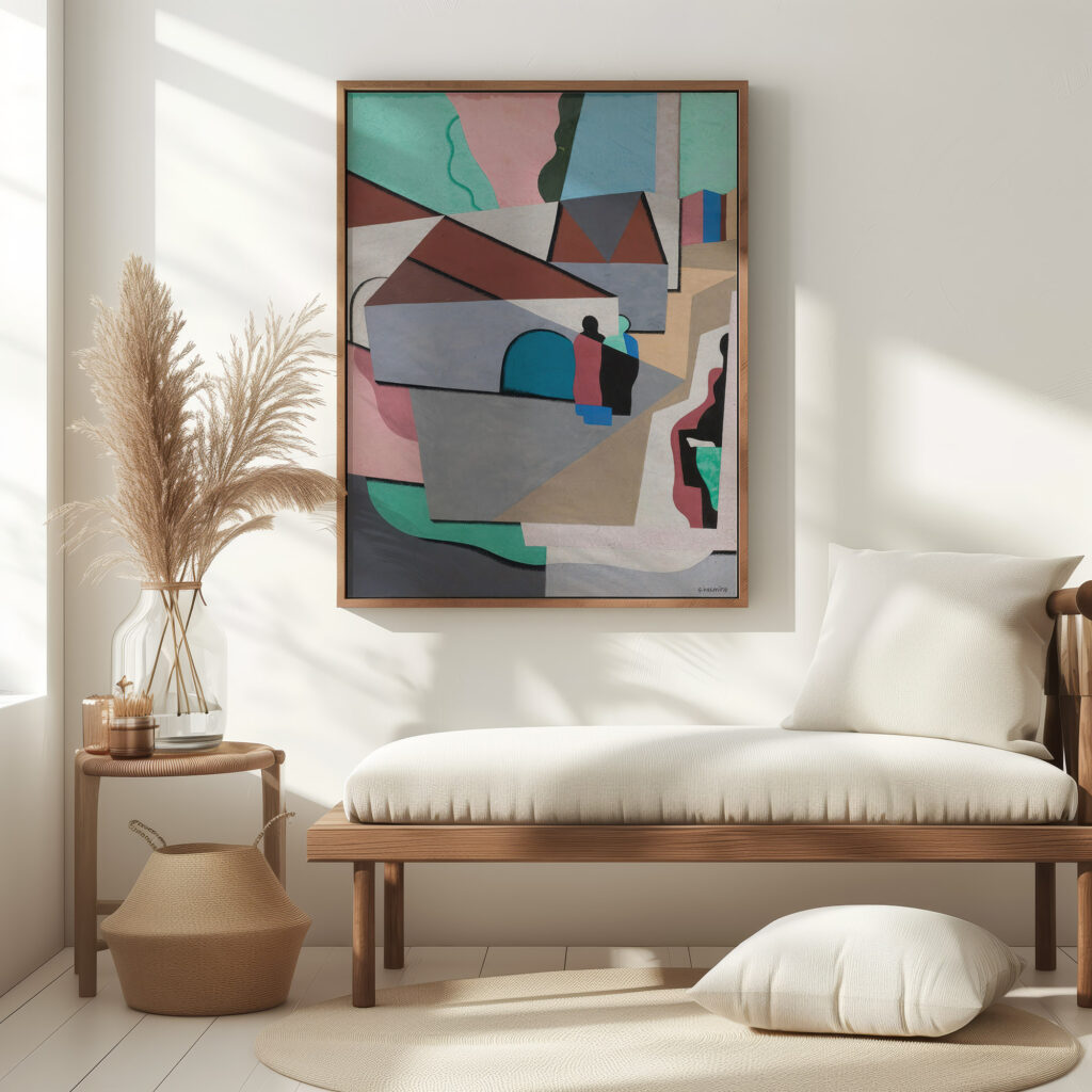 Le Village 1924 Georges Valmier 5 mockup