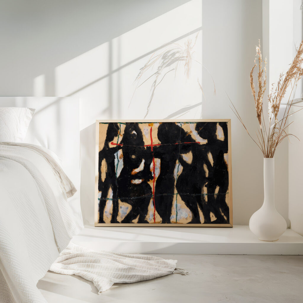 Le baiser de Judas 1939 Louis Soutter 4 mockup