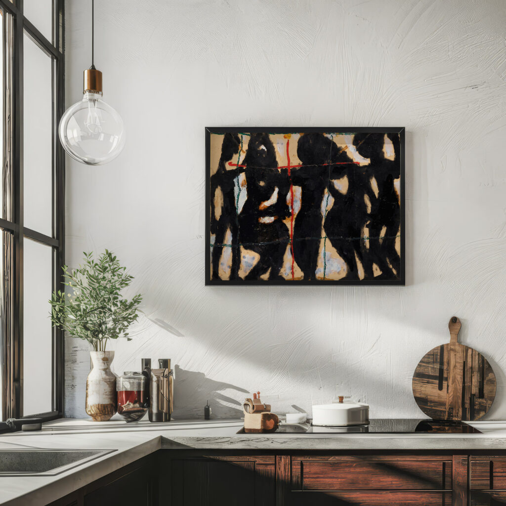 Le baiser de Judas 1939 Louis Soutter 6 mockup