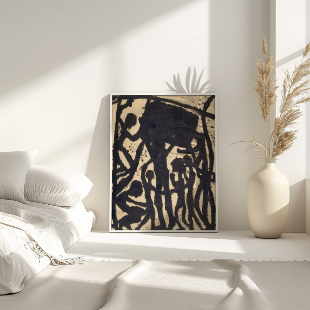 Le catafalque sans pesanteur ca. 1937 – 1942 Louis Soutter 4 mockup