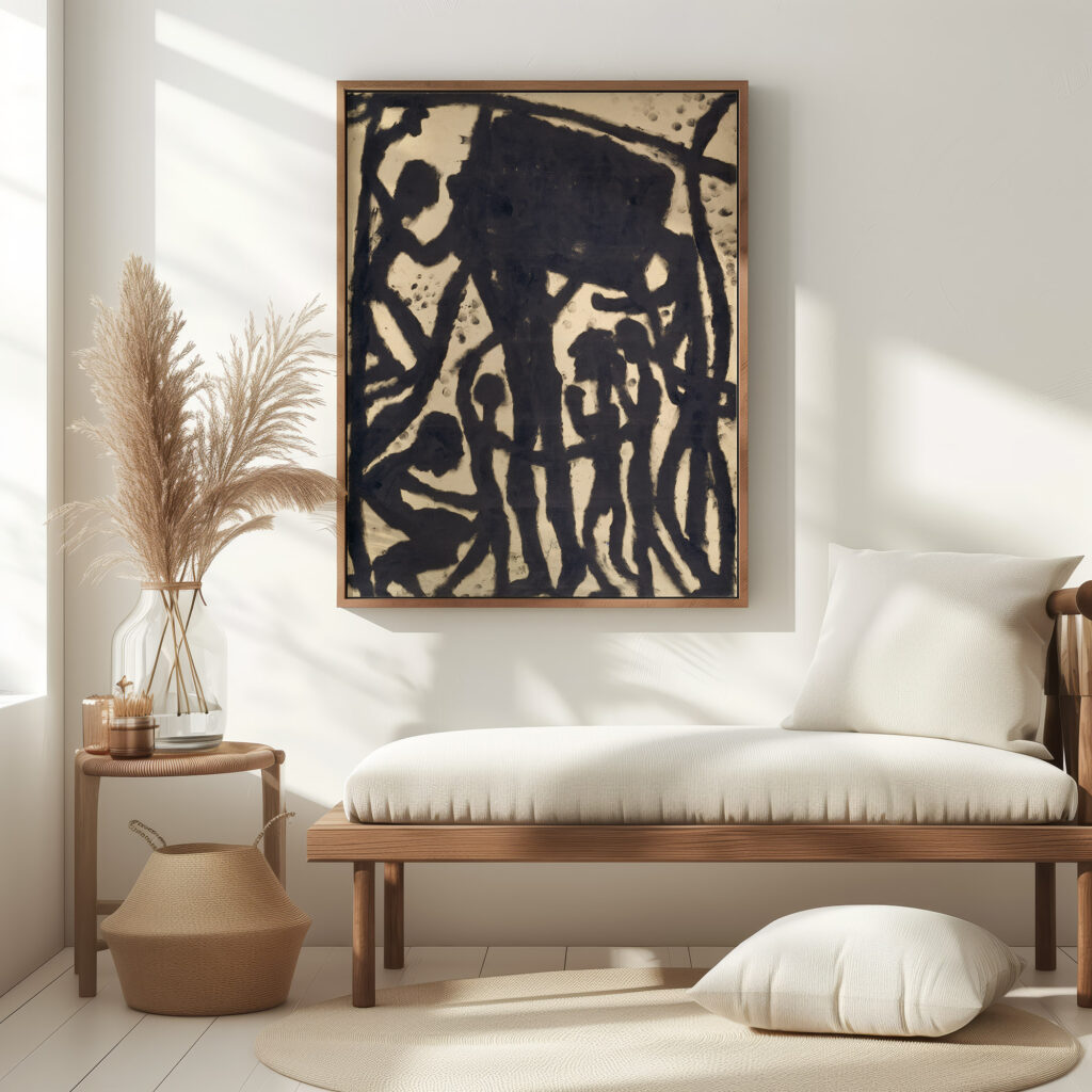 Le catafalque sans pesanteur ca. 1937 – 1942 Louis Soutter 5 mockup