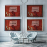 Le petit Mozart 1949 Raoul Dufy framed posters mockup