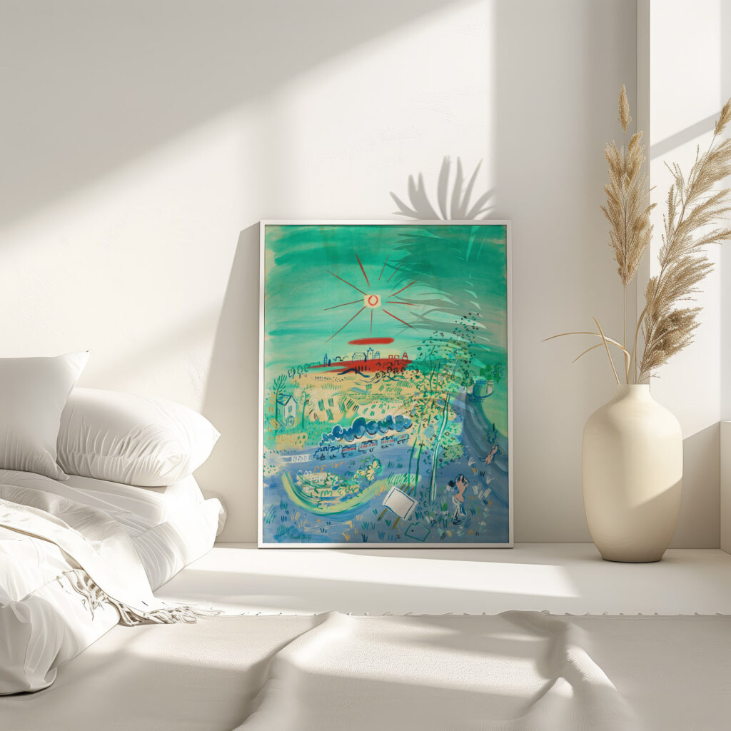 Le train bleu 1935 Raoul Dufy 4 mockup