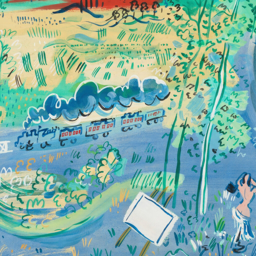 Le train bleu 1935 Raoul Dufy 8 mockup