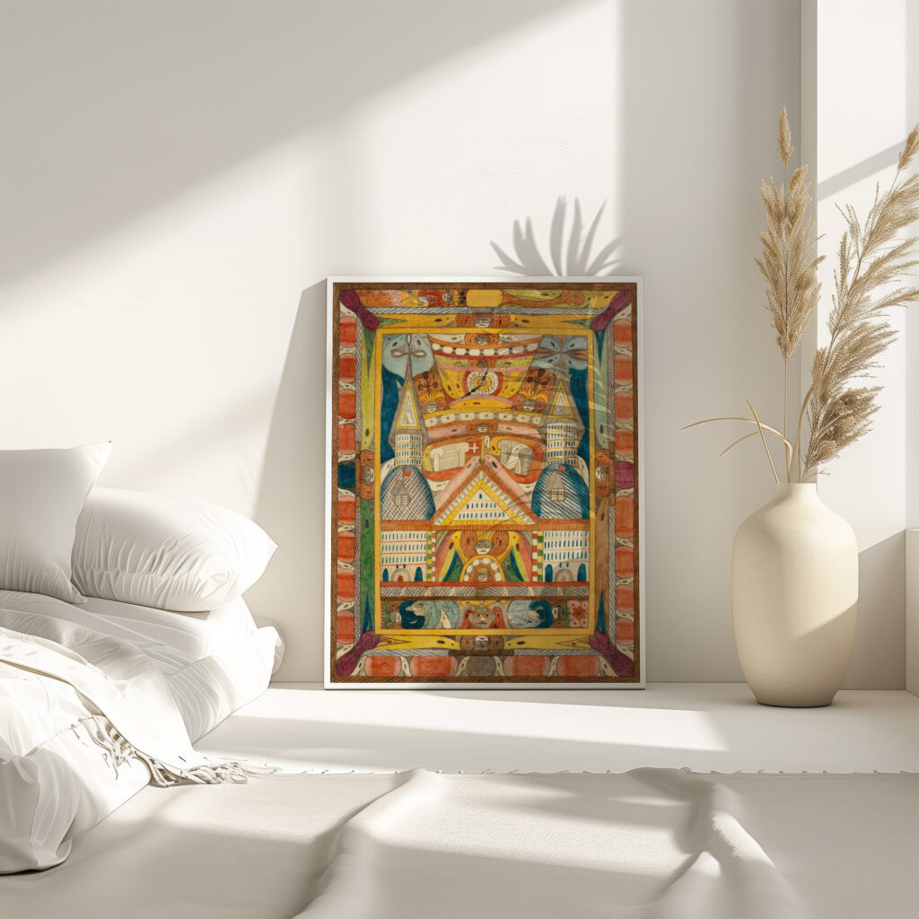 LeantikaRiesenGrandHottell in LionSee Indien 1922 Adolf Wolfli 4 mockup