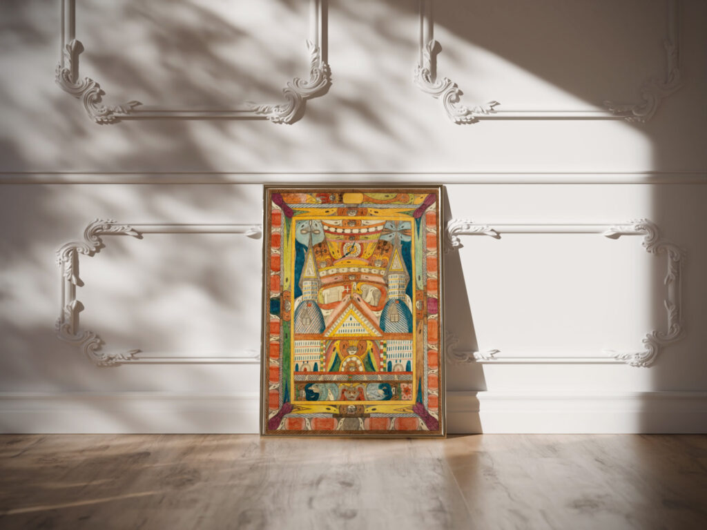 LeantikaRiesenGrandHottell in LionSee Indien 1922 Adolf Wolfli video mockup