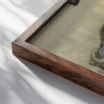 Lenfant Prodigue circa 1880 1884 Auguste Rodin close up dark wood mockup