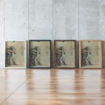 Lenfant Prodigue circa 1880 1884 Auguste Rodin framed posters mockup