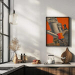 Lenin and socialist reconstruction 1920 Gustav Klutsis 6 mockup