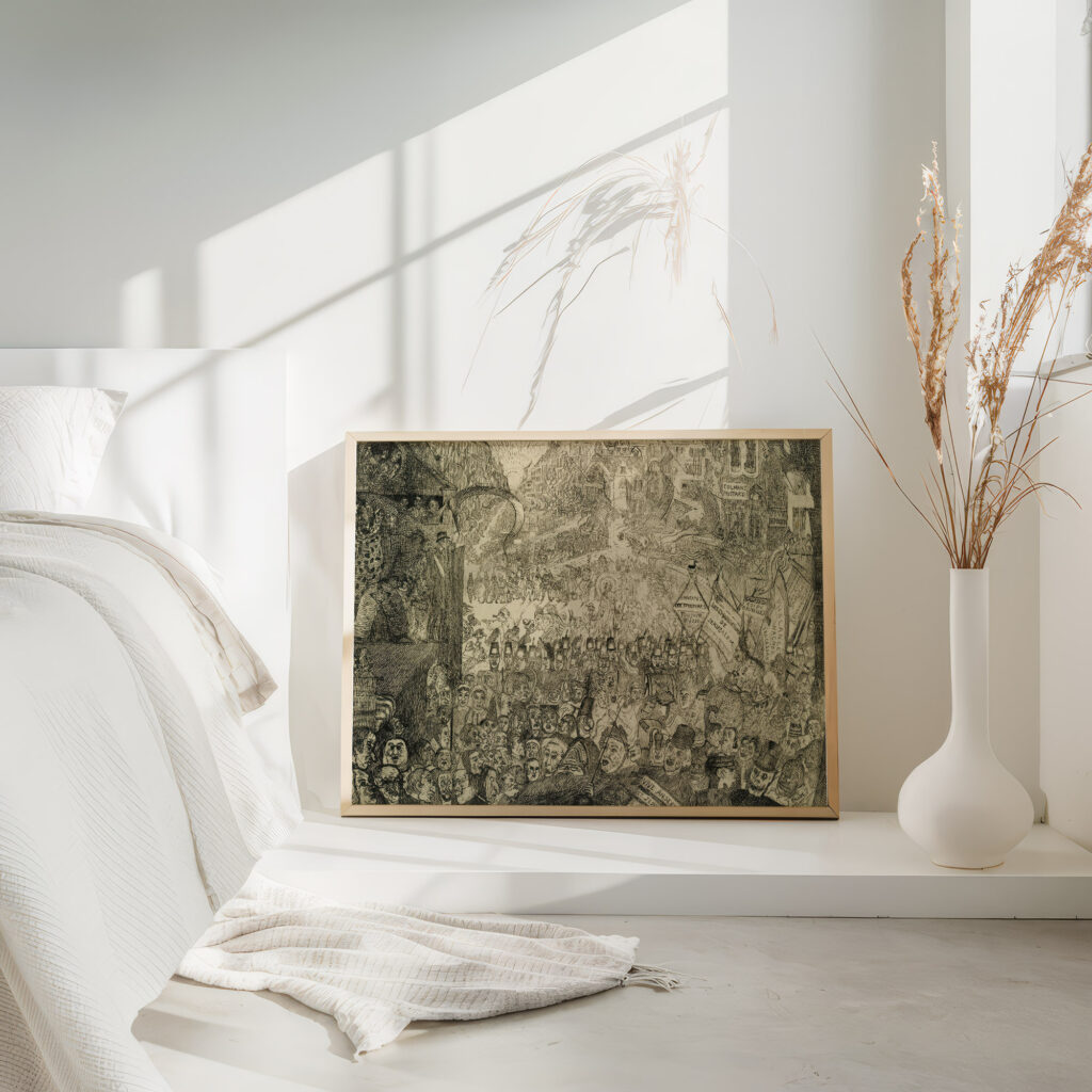 Lentree Du Christ A Bruxelles 1896 James Ensor 4 mockup