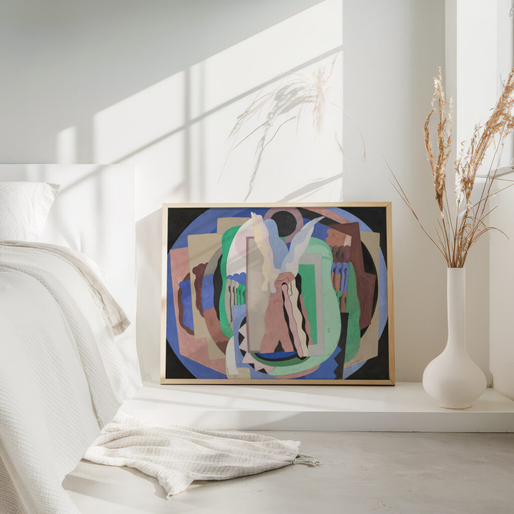 Les Acrobates au cirque 1927 Georges Valmier 4 mockup