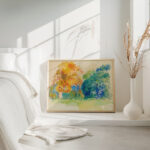 Les Arbres Pierre Auguste Renoir 4 mockup