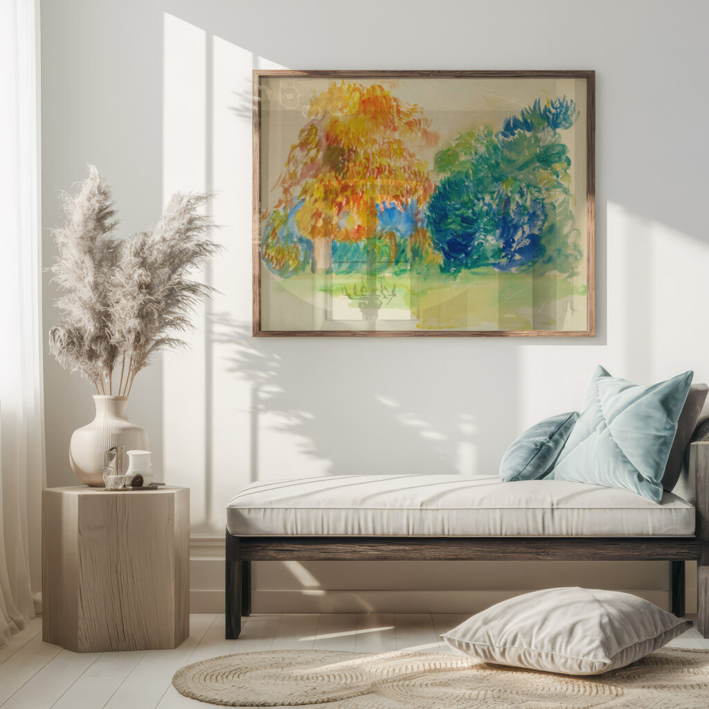 Les Arbres Pierre Auguste Renoir 5 mockup