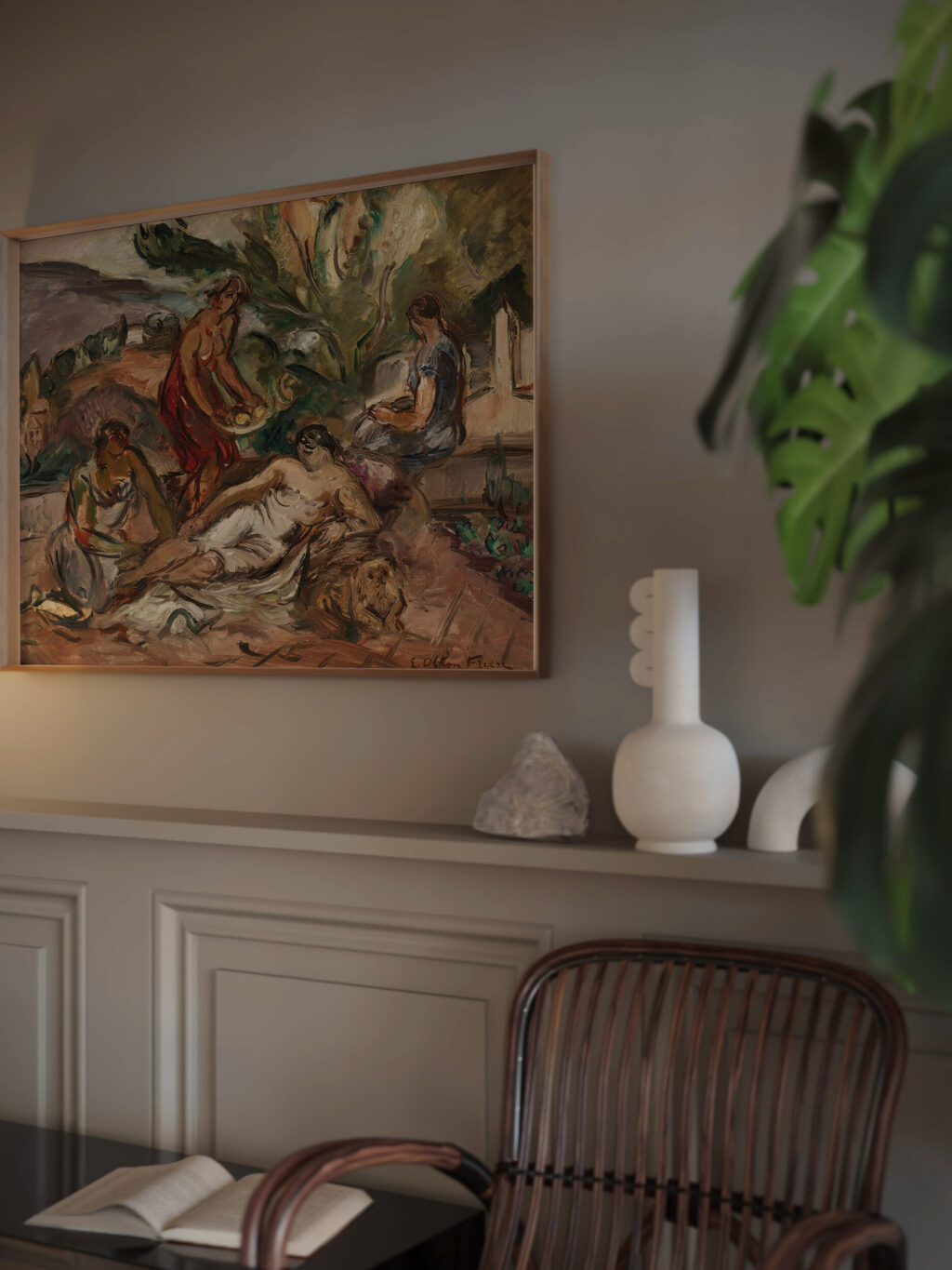 Les Baigneuses 1929 Emile Othon Friesz video mockup