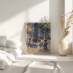 Les Becs de gaz circa 1885 1887 Louis Hayet 4 mockup