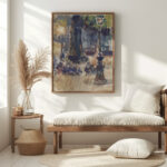 Les Becs de gaz circa 1885 1887 Louis Hayet 5 mockup