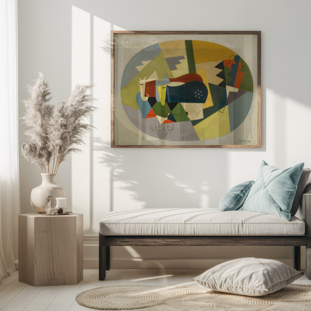 Les Boeufs Dans La Montagne 1922 Georges Valmier 5 mockup