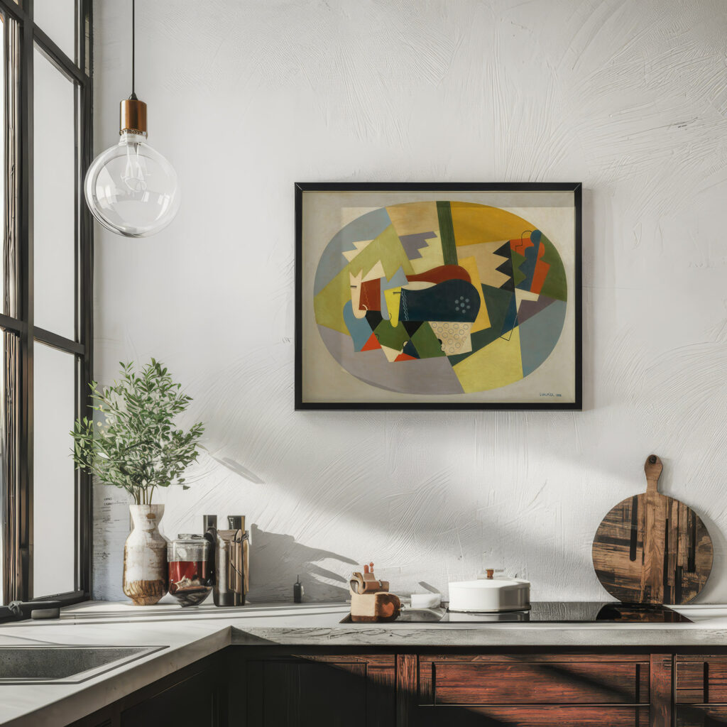 Les Boeufs Dans La Montagne 1922 Georges Valmier 6 mockup