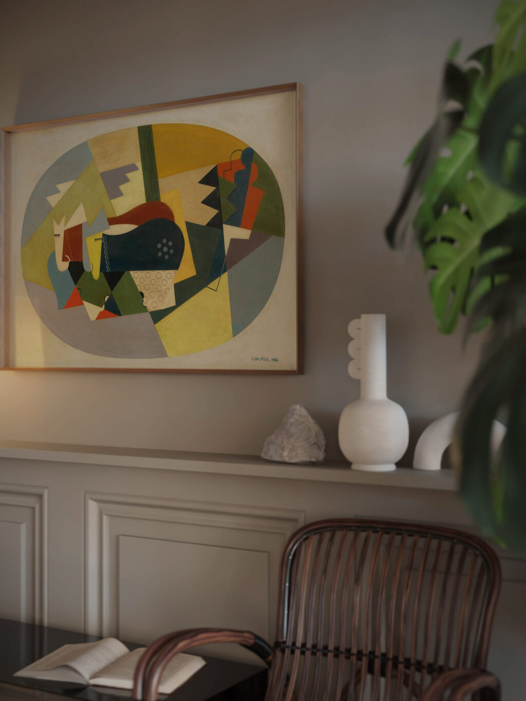 Les Boeufs Dans La Montagne 1922 Georges Valmier video mockup