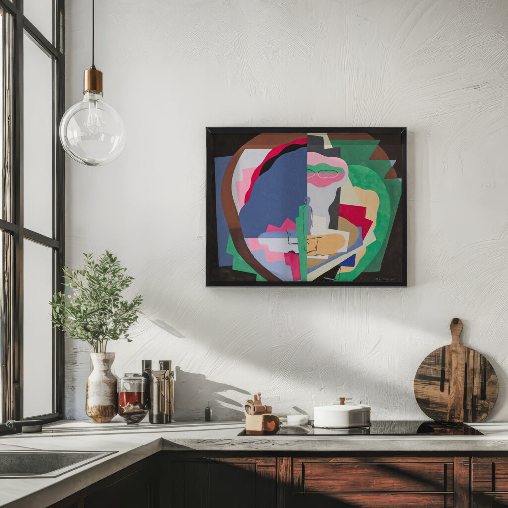 Les Boeufs dans la montagne 1927 Georges Valmier 6 mockup