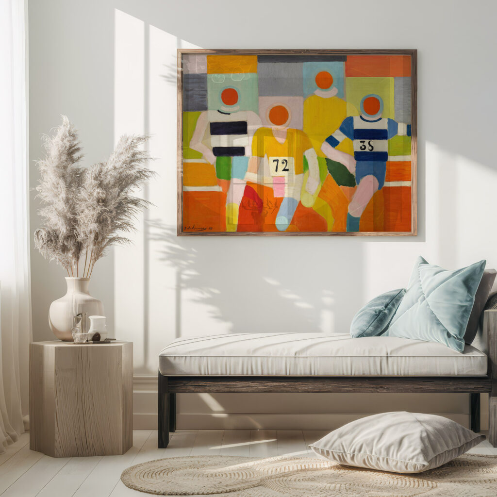 Les Coureurs 1930 Robert Delaunay 5 mockup