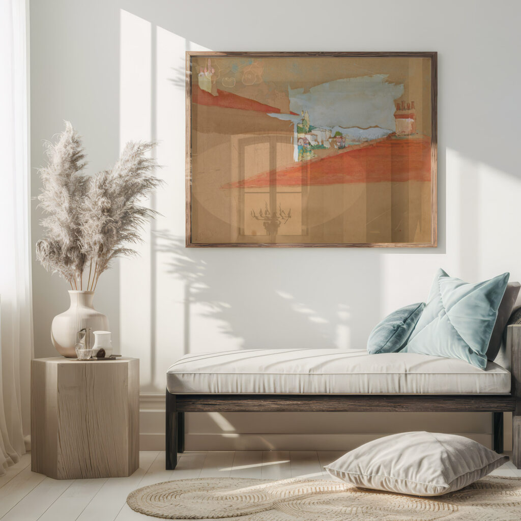 Les Toits rouges Eze 1884 85 Henri Edmond Cross 5 mockup