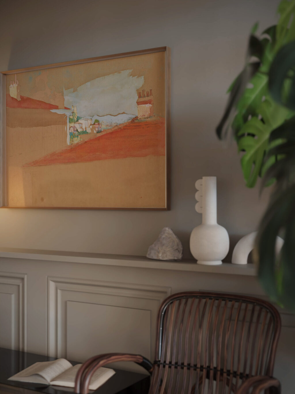 Les Toits rouges Eze 1884 85 Henri Edmond Cross video mockup