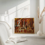 Les Vaches Dans Une Mene Vers Letable 1930 33 Gustave De Smet 4 mockup