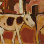 Les Vaches Dans Une Mene Vers Letable 1930 33 Gustave De Smet 8 mockup