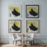 Les deux belles soeurs 1898 1899 Edouard Vuillard framed posters mockup