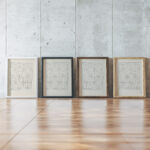 Les elements de lart arabe pl 098 1879 Jules Bourgoin framed posters mockup