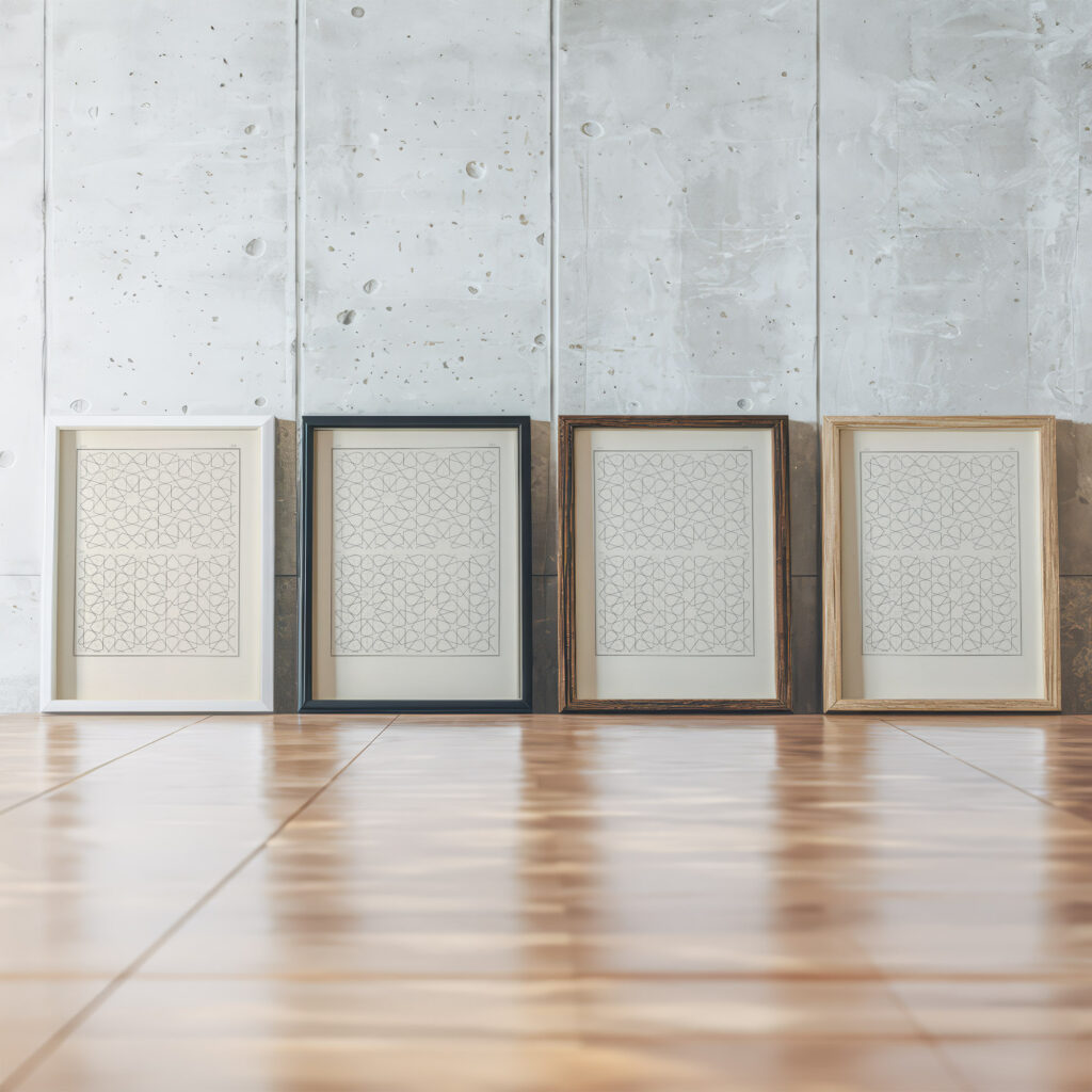 Les elements de lart arabe pl 188 1879 Jules Bourgoin framed posters mockup