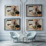 Letude Pour Lhomme Assis 1913 Roger de La Fresnaye framed posters mockup