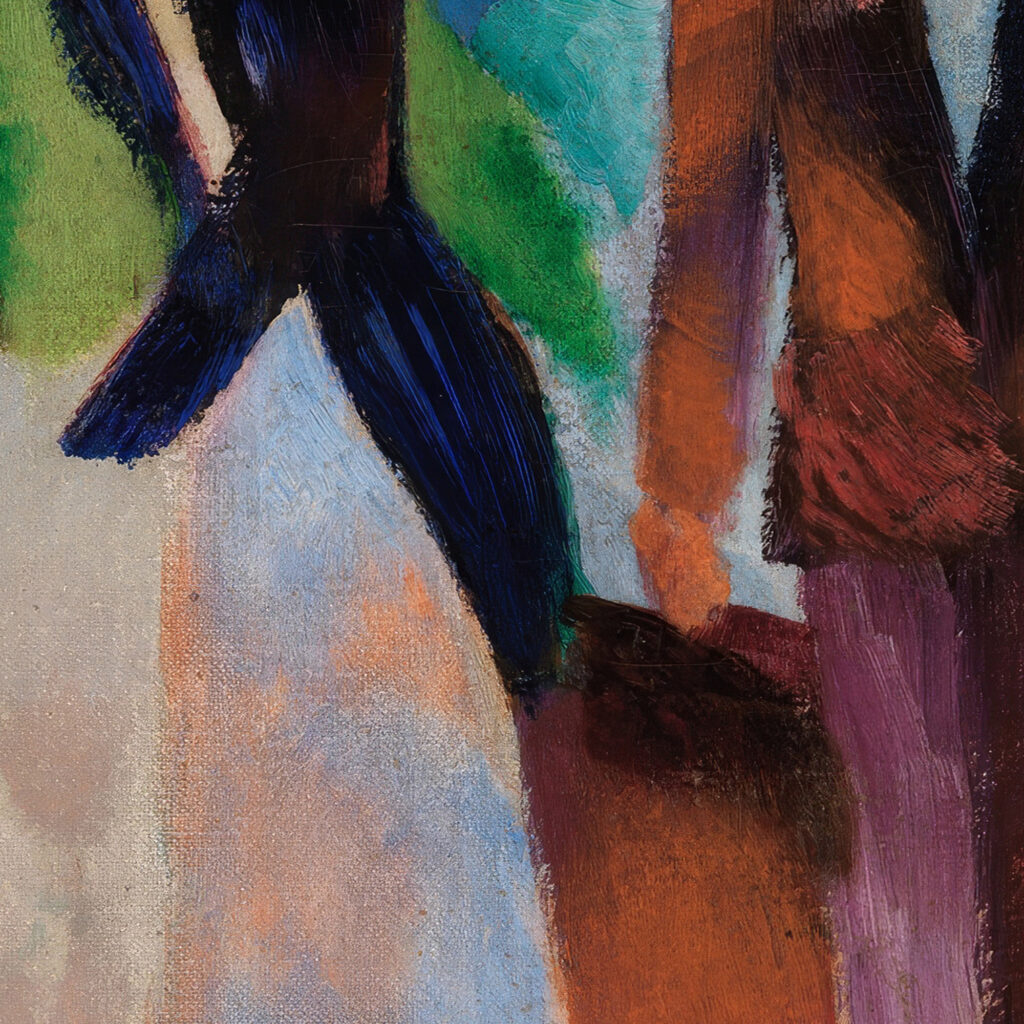 Leute am blauen See 1913 August Macke 8 mockup