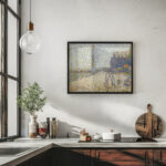 Lhospice Et Le Phare De Honfleur Georges Seurat 6 mockup