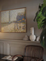 Lhospice Et Le Phare De Honfleur Georges Seurat video mockup