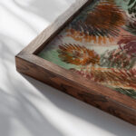 Libido of the Forest 1917 Paul Klee close up dark wood mockup