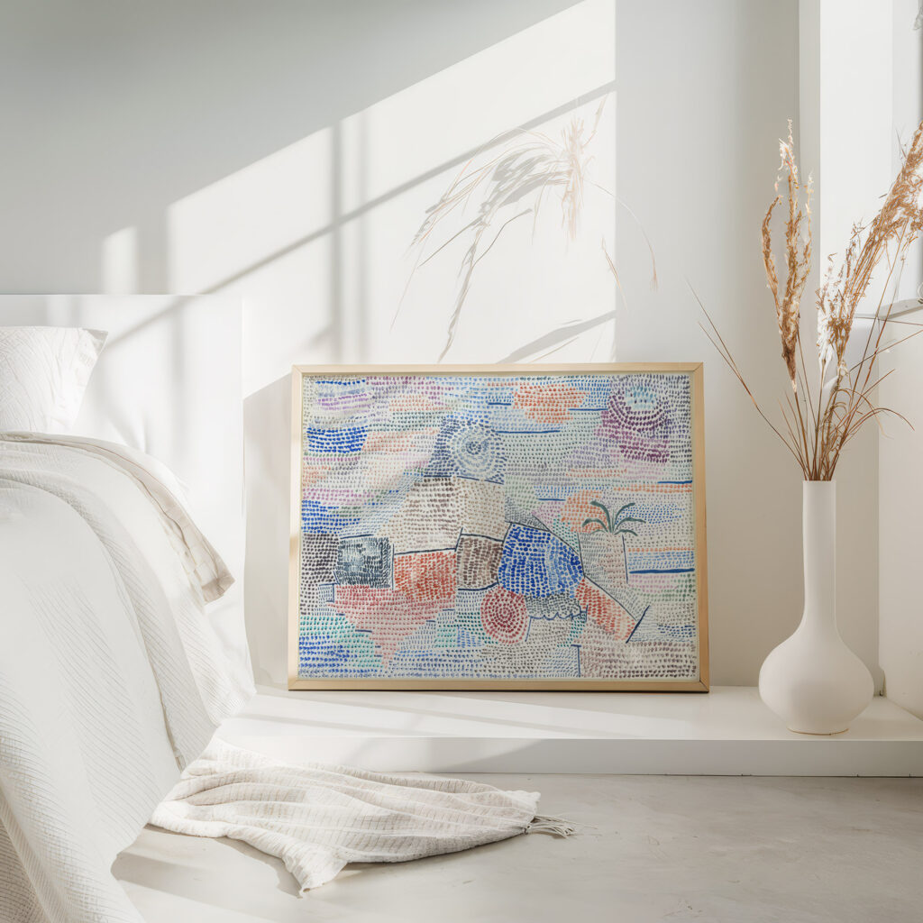 Licht uber Ehedem Light over former times 1933 Paul Klee 4 mockup