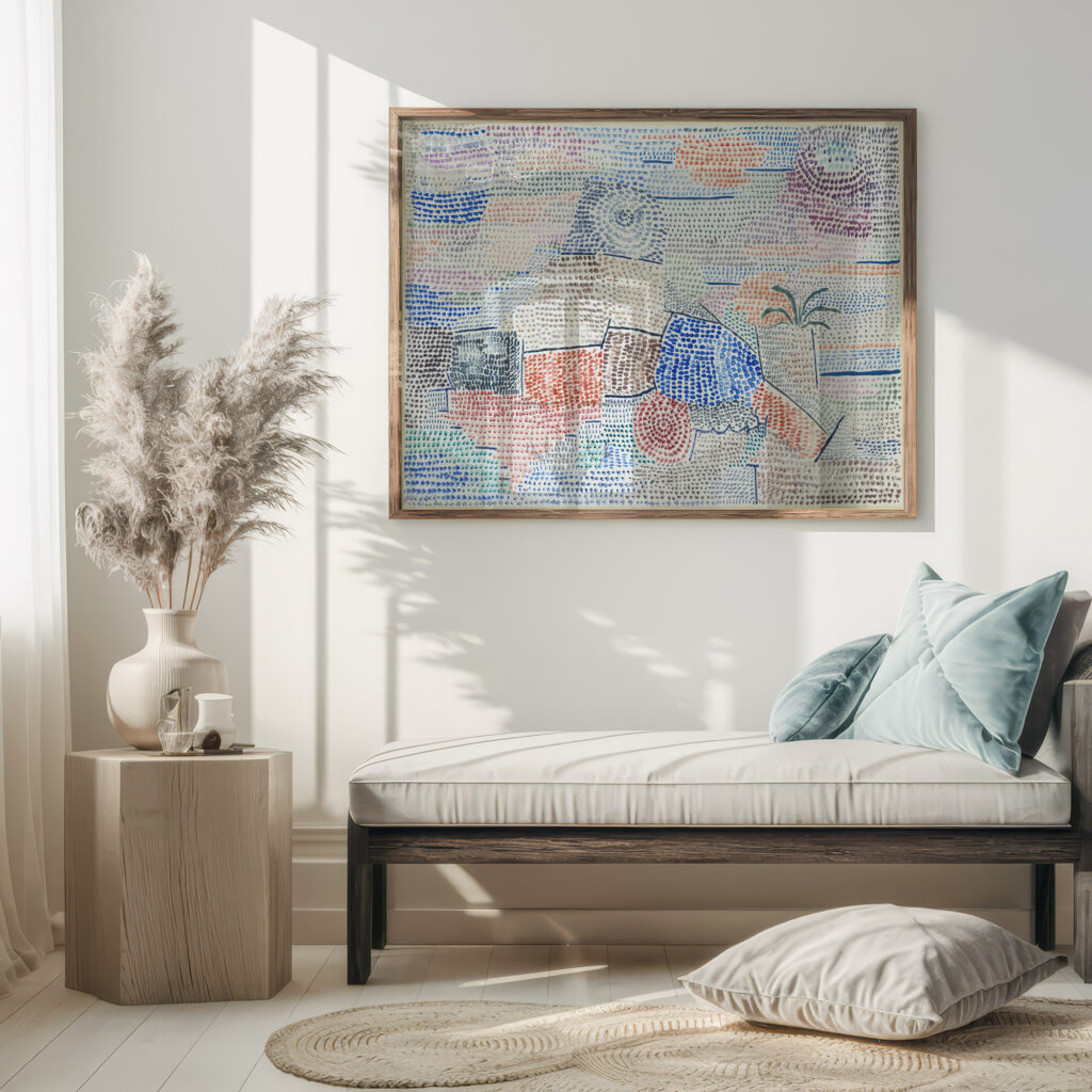 Licht uber Ehedem Light over former times 1933 Paul Klee 5 mockup