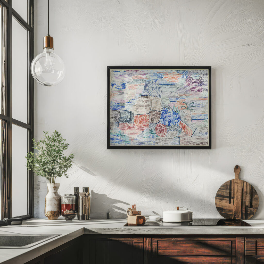 Licht uber Ehedem Light over former times 1933 Paul Klee 6 mockup