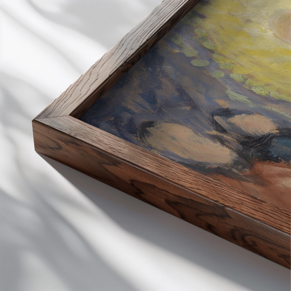 Lichtgestalt Studie Broncia Koller Pinell close up dark wood mockup