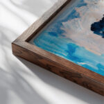 Liebespaar 1933 Walter Kurt Wiemken close up dark wood mockup