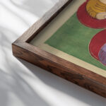 Liebespaar Elisabeth und Julius Hembus 1932 Ernst Ludwig Kirchner close up dark wood mockup