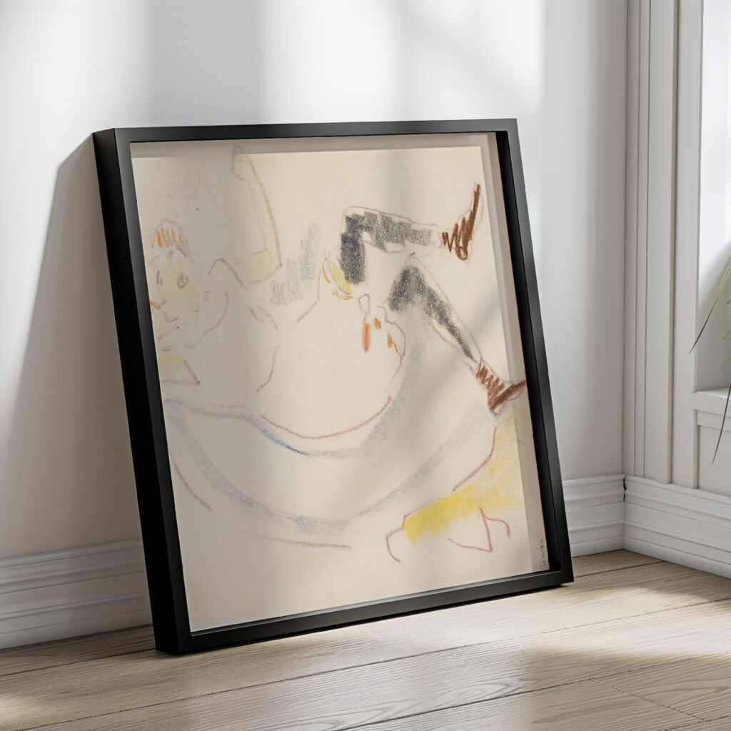 Liegendes Madchen 1909 Ernst Ludwig Kirchner 4 mockup