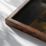 Life 1924 Frits van den Berghe close up dark wood mockup