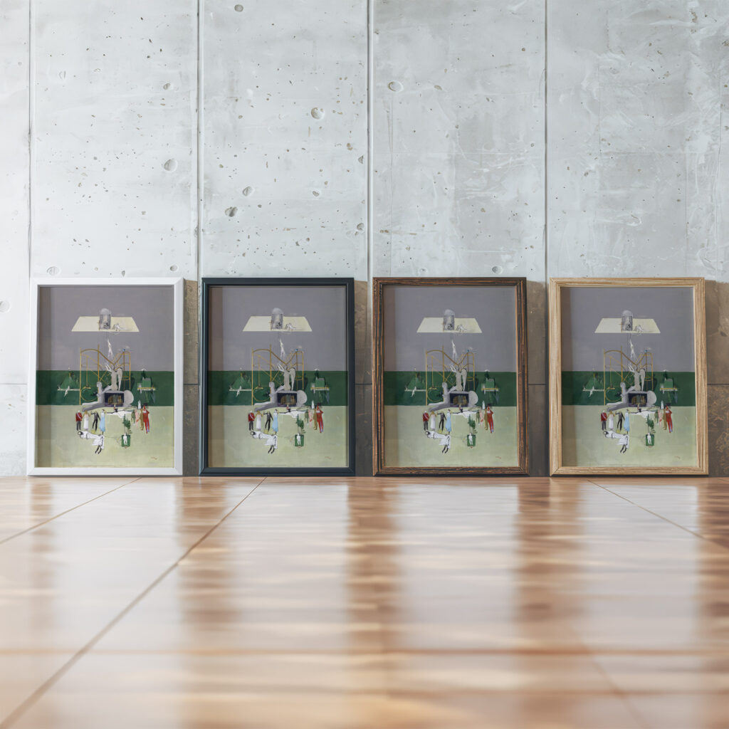 Life 1935 Walter Kurt Wiemken framed posters mockup