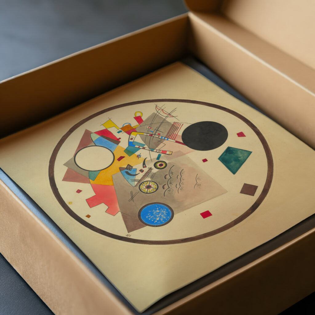 Light Circle 1922 Wassily Kandinsky video mockup