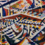 Light Mirrors and Crowd interior of a Popular Ballroom in Antwerp 1914 Jules Schmalzigaug 8 mockup