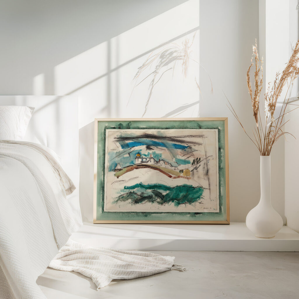 Lighthouse Stonington Maine 1921 John Marin 4 mockup