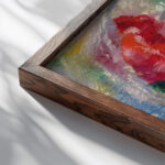 Lilac 1933 Augusto Giacometti close up dark wood mockup